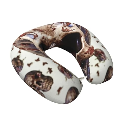 Almohada U Espuma Viscoelástica Tamaño Único Negro miniatura 2