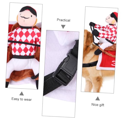 Disfraz para perro, algodón y poliéster, talla mediana miniatura 4