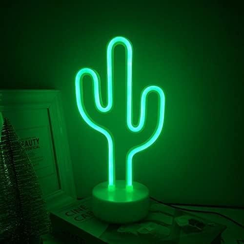 Lámpara de mesa de noche neón con luz LED USB miniatura 2