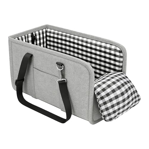 Consola para perros de razas pequeñas: accesorio de viaje resistente para coche 2