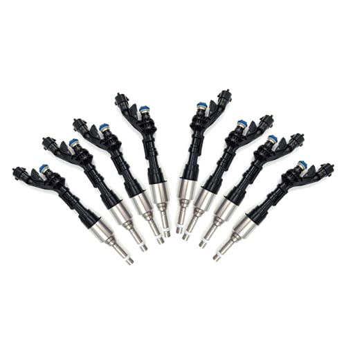 Bulubiu 8PC Fuel Injector 0261500298 Fit for Range Rover Range Rover Sport LR4 Jaguar XF XFR XFR-S XJ XJR XK XKR XKR-S 3.0L 5.0L V6 V8 Aftermarket Part Replace OE 0261500159 LR069897