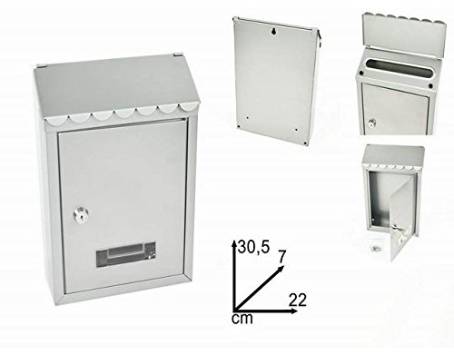 Cassetta per Posta Bianca in alluminio con Chiave