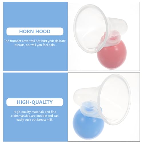 Extractor de leche manual para madres, portátil con 2 unidades miniatura 3