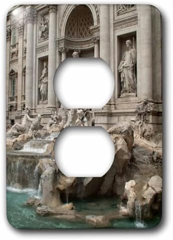 3dRose LLC lsp_47792_6 Trevi Fountain in Rome, Italy Places To Travel 2 Plug Outlet Cover image 4