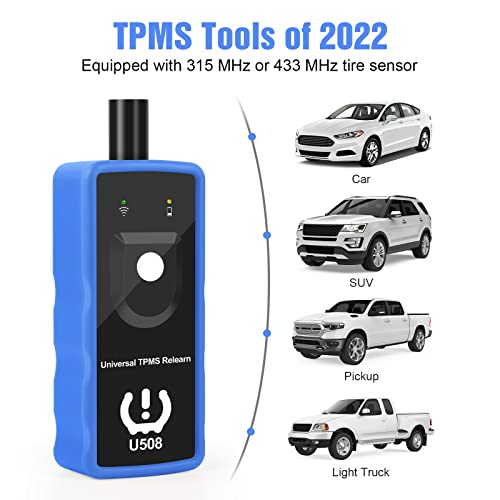 Tpms Relearn Tool U508 Universal For Jeep Ford Chrysler Dodge Series Vehicles Tire Pressure Monitor Sensor Tpms Reset Activation Tool 2023 Edition #TOP2
