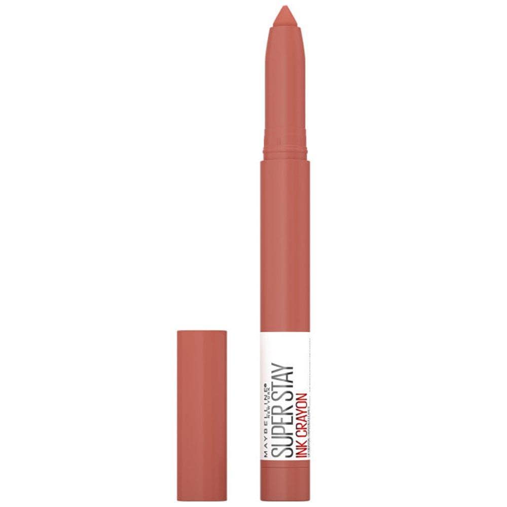 New York Super Stay Ink Crayon Matte and Long Lasting Lipstick Number 100 Reach High 1.5g
