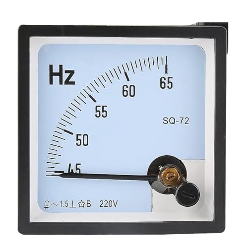 Fréquencemètre à panneau pour résoudre les variations hertzmètre aiguille AC 220V