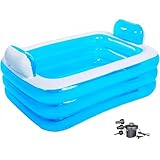 Bañera Hinchable para Adultos, Plegable para Ducha, portátil, Independiente,...