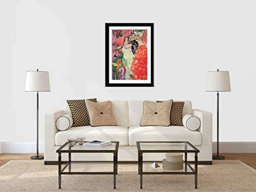 Image of Tallenge - Set of 10 Gustav Klimt - Small Framed Poster(Paper,12 x 17 ? inches, MultiColour)