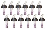 1/2 oz. Measured Liquor & Wine Pourers - 1 Dozen