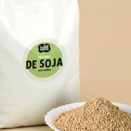 Protéines de Soja Texturées Haché 5kg - Haute Teneur en Protéines Végétales - Alternative Vegan à la Viande - Grand Format Économique - Idéal Cuisine Végétarienne & Sport - Hello Veggie