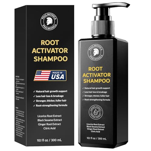 Root Activator Shampoo for Men – Hair Growth Shampoo for Hair Loss and Thinning Hair – Hair Loss RegrowthTreatments for Women Men (10.1 Fl Oz (Pack of 1))