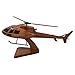 Eurocopter AS350 Écureuil Or Squirrel Now Airbus Helicopters H125 Light Utility Helicopter Wooden Executive Desktop Model.