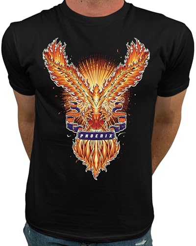 Phoenix Basketball T-Shirt – Unisex Graphic Design Sports Tee Blk S