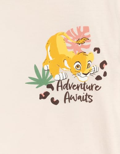 Image of Disney Girls' 2-Piece T-Shirt and Bike Shorts Set for Baby & Kids