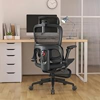 SIHOO – SIHOO B300 Pro Bürostuhl Ergonomisch mit 4D-verstellbare Len