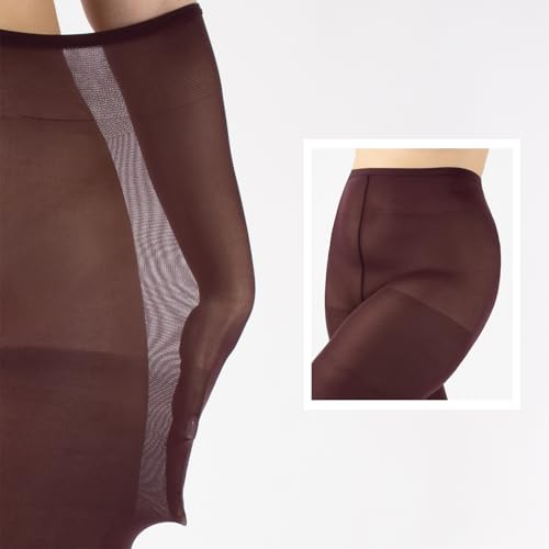 Image of CALZITALY Plus Sizes Anti-Chafing Opaque Tights | 60 DEN | L - 4XL | Black | Italian Hosiery