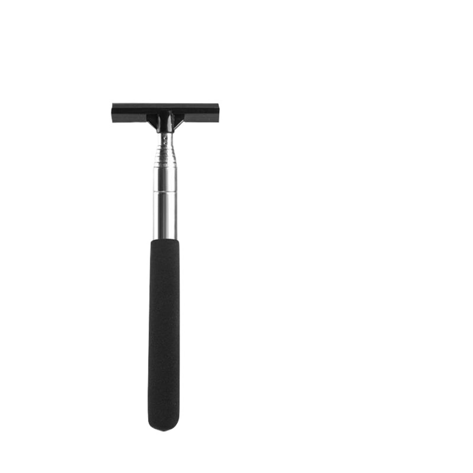 ZUXWUX Car Rearview Mirror Wiper Telescopic Handle Stainless Auto Glass Cleaning Tools Brush(Color2)