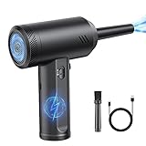 TriPole Elektrische Staubgebläse Druckluftspray für PC, 83000RPM Air Duster Luftdruckspray 7800mAh Handheld Schnurloser Luftstaub, 2-Gang, 66W, Tastatur Reiniger für PC, Elektronik, Haushaltsreinigung