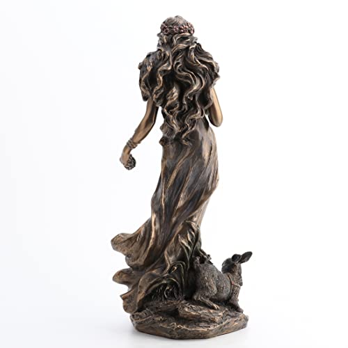 Estatua de Bronce Ostara 10.38 Pulgadas miniatura 5