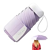 Générique Kompakter Reiseschirm | UPF 50+ | Leicht | Regen- Und...