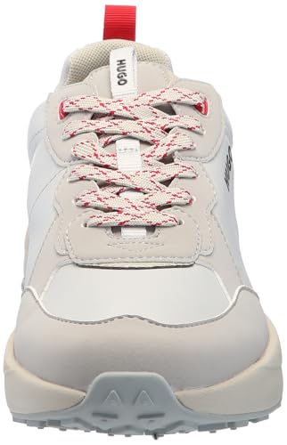 HUGO Men's Running Style Mix Material Sneakers, EU2