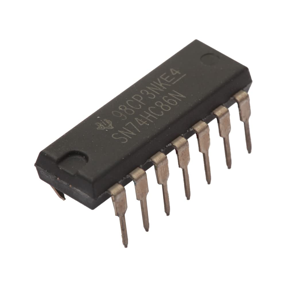10pcs 74HC86N SN74HC86N 74HC86 SN74HC86 DIP-14 Logic Gates Quad 2-Input Exclusive-OR GATE New