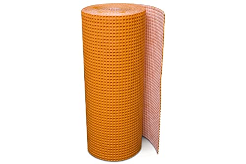 Schluter Ditra-XL Uncoupling and Waterproofing Membrane for Ceramic and Stone Tile Application - Quick Installation, Made of Polyethylene, 7mm Thickness, 175 Square Feet - DITRA-XL/175