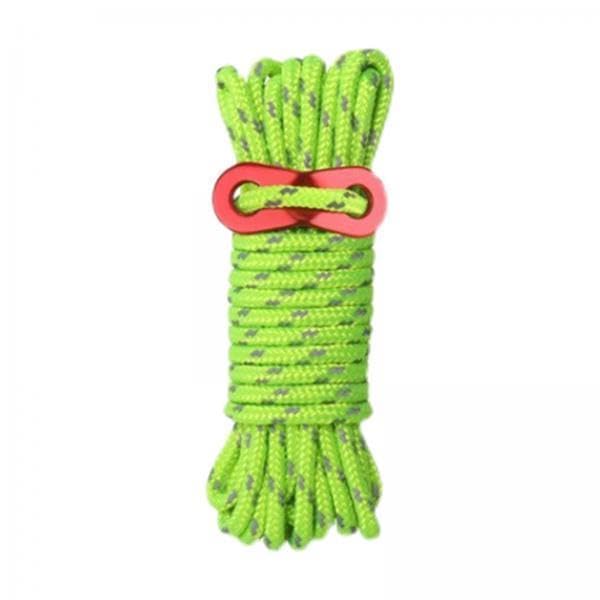 CALANDIS™ 3xGuy Lines Tent Cord with Adjuster 5mm 13ft for Tent Tarp Light Green | Tent & Canopy Accessories | Tents & Canopies | & Hiking | Outdoor Sports-image-15