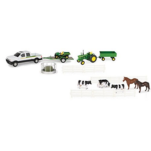 Coffret de la ferme JOHN DEERE cadeau d'anniversaire tracteur et animaux