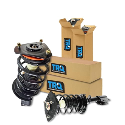 Image of TRQ Front and Rear Strut & Coil Spring Assembly Set Driver & Passenger Sides Compatible with 05-09 Buick LaCrosse 00-13 Chevrolet Impala 00-07 Monte Carlo