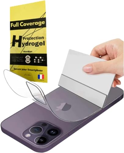 WardSan [2 Pièces Arriere Compatible iPhone 17-2 Films de Protection Hydrogel Arrière 3D | Anti-choc | Compatible coques TPU | Film Protecteur TPU souple