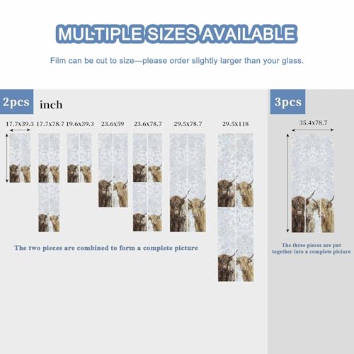 Vinilo decorativo para ventana 29.5x78.7 in sin adhesivo miniatura 7