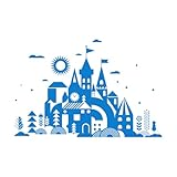 Les stickers muraux sont fabriqués en vinyle autocollant épais, non toxique et écologique, faciles à installer. Dimensions :64x96.4cm / 25.2x38inch, En raison de limitations matérielles, cette taille sera coupée en deux parties et devra être épissée et installée. Merci pour votre compréhension!