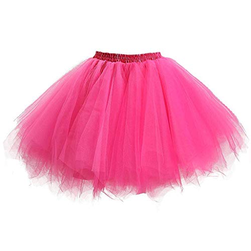 Tüllrock Pink Tüllrock Kinde Pailletten Ballett Tanzröcke Prinzessin Party Kostüm Tutu Festliches Party-Kostüm für Mädchen Kind