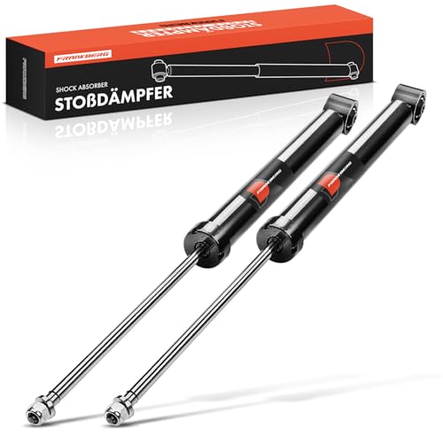 Frankberg 2x Presión del gas del amortiguador Eje Trasero Compatible con B.o.r.a 1J2 1998-2005 Golf IV 1J1 1997-2003 New Beetle 1C1 9C1 1Y7 1998-2010, Polo 6C1 6R1 9N 2001-2021