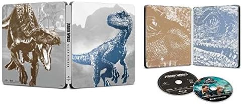 Jurassic World: Fallen Kingdom STEELBOOK 4K Ultra HD, Blu-ray, Digital