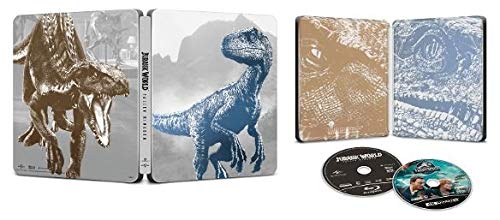 Jurassic World: Fallen Kingdom Steelbook 4K Ultra Hd, Blu-Ray, Digital