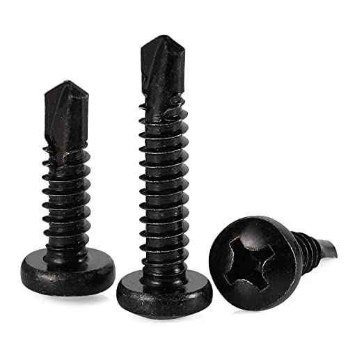 #12 x 1-1/2" Tornillos autorroscantes cabeza plana miniatura 4