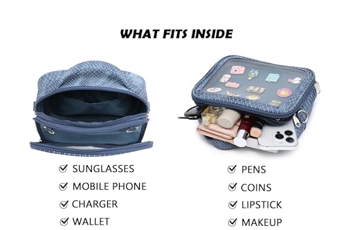 RAINBOW SMILE Ita Bag Kawaii Crossbody Purse Bag Messenger Clear Shoulder Bags Pin Display Bag 6