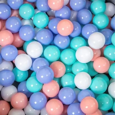 SAVEX Playballs, 6cm Soft Pit Balls - Crush Proof, No Sharp Edges, Smooth Surface, Toxic Free - Mix (400 Pcs) For Kids Indoor Outdoor Play, Pool, Trampoline
