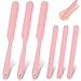 6 Pcs Silicone Wax Applicator Non-stick Waxing Applicator Hair Removal Sticks Applicators Spatula Beauty Cosmetics Waxing Applicators Reusable Hard Wax Scraper for Home Salon Body Use