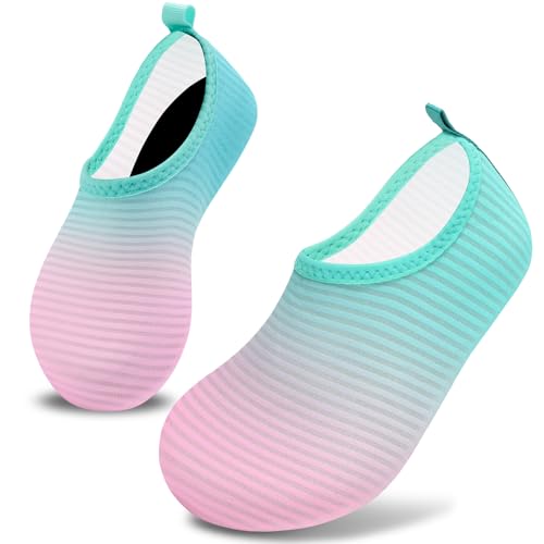 Image of VIFUUR Kids Water Shoes Girls Boys Quick Dry Aqua Socks for Beach Swim Outdoor Sports