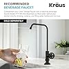 KRAUS Urbix Industrial Bridge Kitchen Faucet with Side Sprayer in Brushed Gold, KPF-3125BG #3