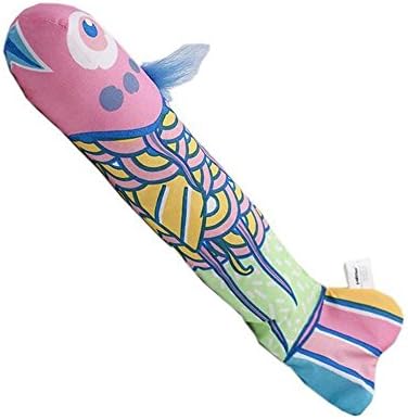 MAMACHU Catnip Cat Toy, Interactive Cat Toy Fish Pet Sound Ball Cat Pillow Cat Scratch Chew Crinkle Toys with Catnip for Indoor Kitten Kitty Pets