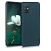 Produktbild kwmobile Case kompatibel mit Samsung Galaxy A71 - Hülle Silikon metallisch schimmernd - Handyhülle Metallic Petrol