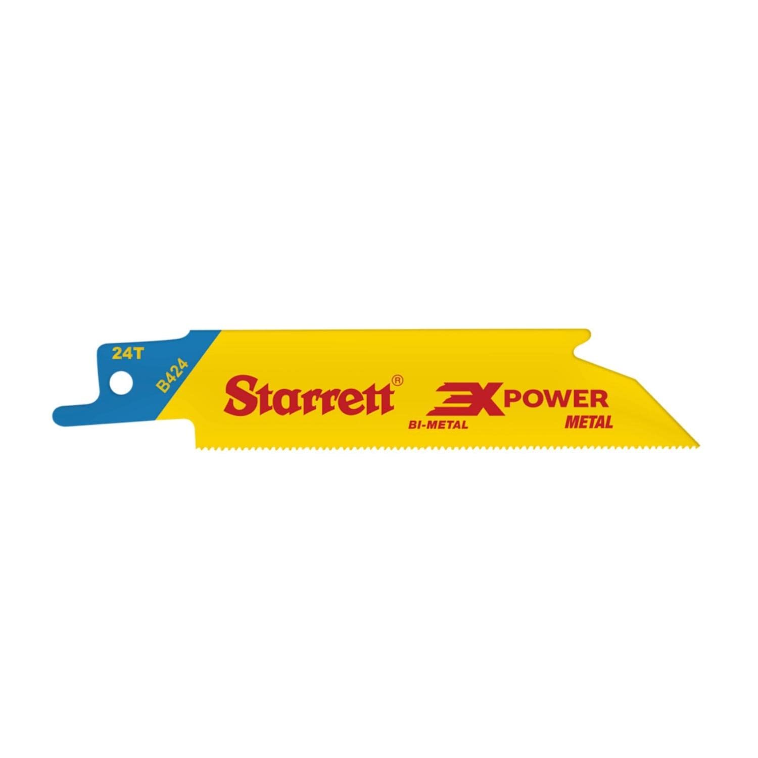 Starrett Yellow Metal Cutting Reciprocating Saw Blade 100Mm (4-Inch) - Pack Of 5