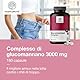 HealthyWorld® Glucomannan Komplex 3000 mg – Aus der Konjakwurzel – 180 Kapseln – Zur Unterstützung der Gewichtsabnahme – Mit zugesetztem Cholin, Chrom, Vitamin D3 und B3 – Ohne GVO – 1-Monatsvorrat