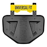 Nxtrnd Football Back Plate, Professional Football Backplates for Shoulder Pads, for Adult & Youth (Black, Adult)