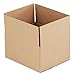 UFS12106 - Brown Corrugated - Fixed-Depth Shipping Boxes, Bundle of 25 Boxes, 12"L x 10"W x 6"H
